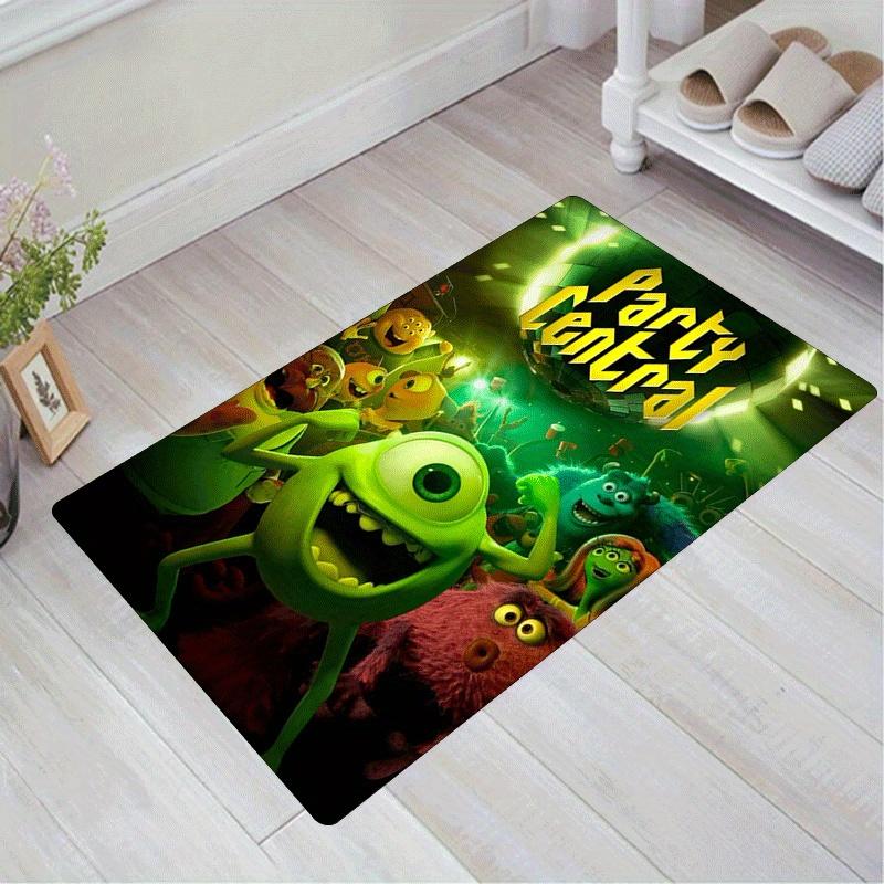 1pc Monsters University Pattern Area Rug Soft Flannel Floor Mat for Living Room,Office,Bedroom and Carpet,Sofa Coffee Table Floor Mat 60cm by 90cm