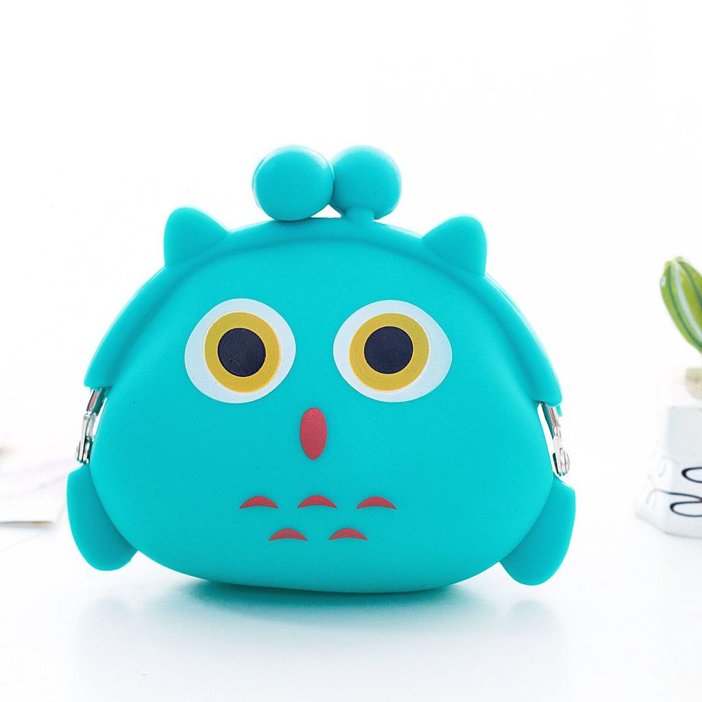 Silikon-Münzbörse Süßes Schwein Katze Frosch Gelbe Ente Panda Eule Hund Geldbörse Kinder Frauen Mini-Tasche KTB