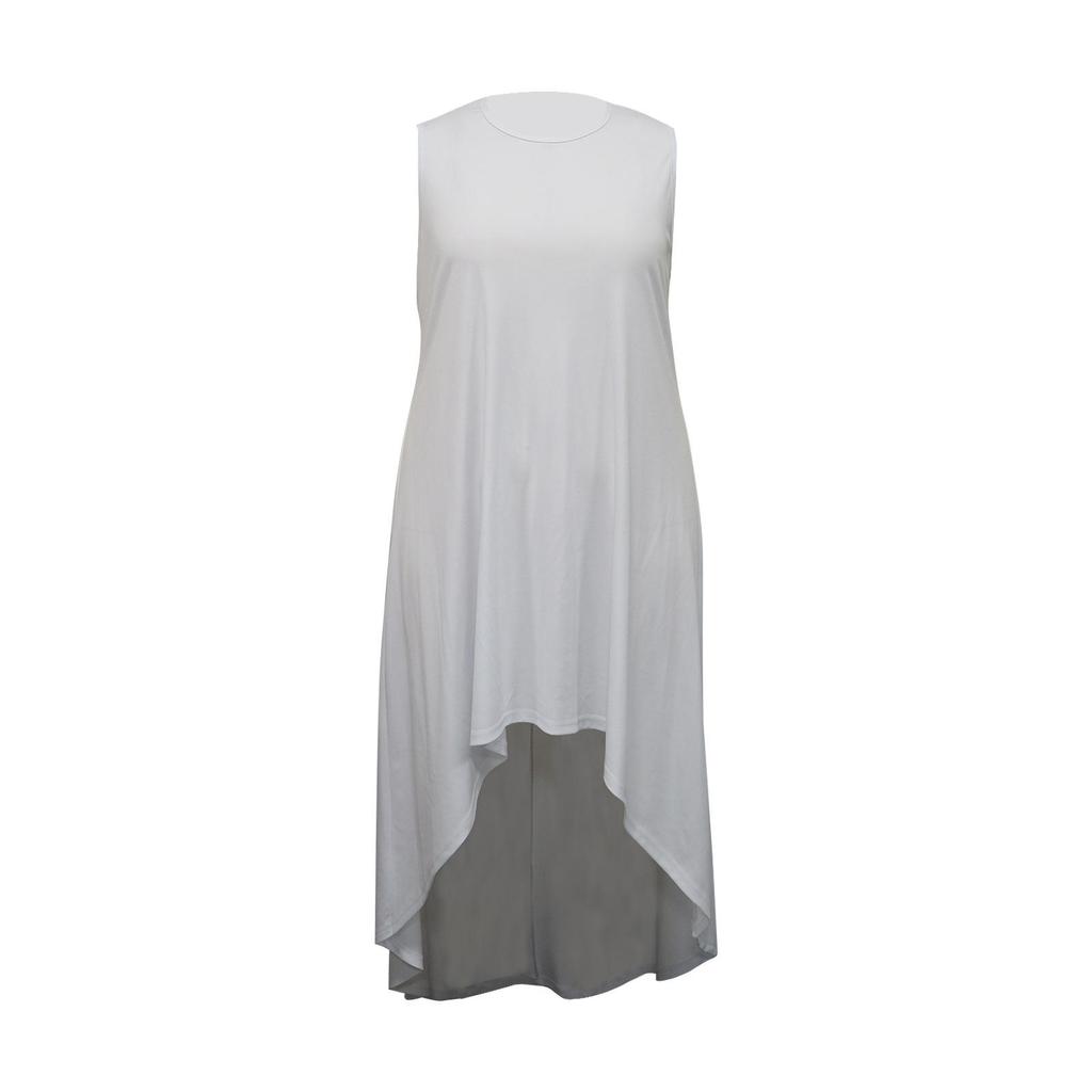Plus Size Women's Dress Fashion Temperament Sleeveless Sexy Round Neck Comfortable Casual Dresses