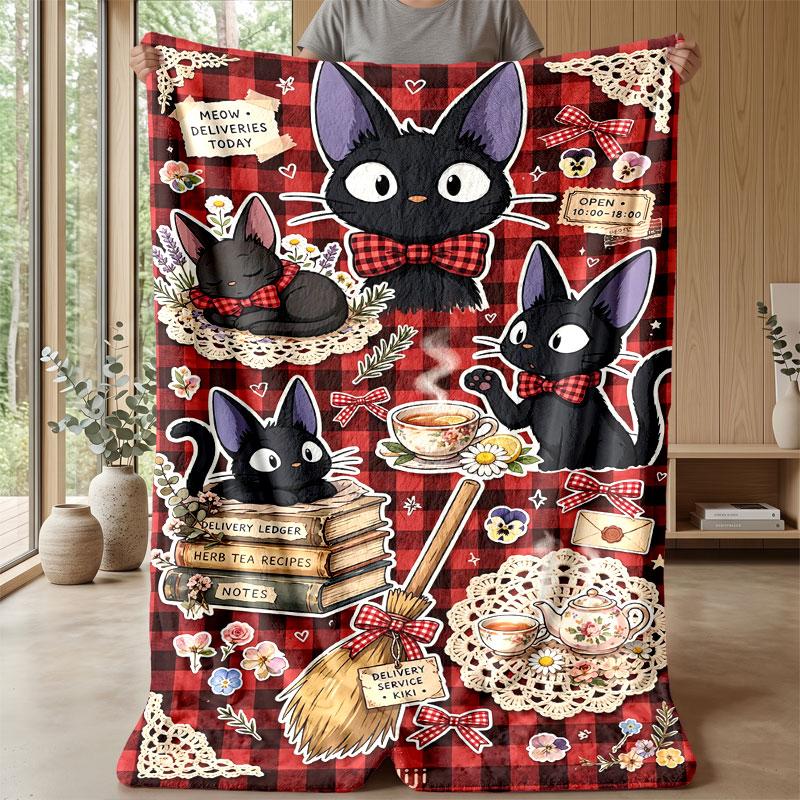 Soft Flannel Blanket Lightweight Cozy Bedroom Living Room CoverKiki's Delivery Service Jiji
