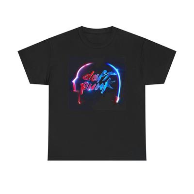 Daft Punk Tshirt EDM Techno Tour Merch Unisex Heavy Cotton Tee