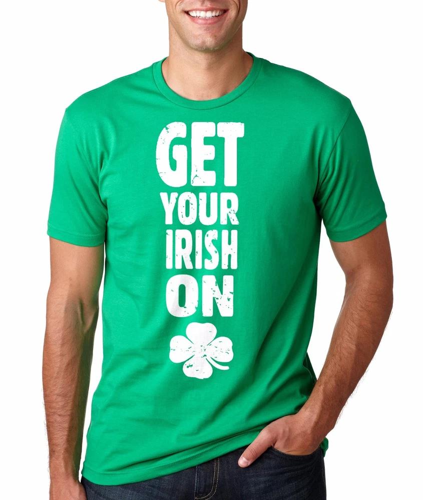 St Patricks Day Get Your Irish On Tshirt Funny Irish Ireland Tee S
