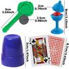 Magic Combination Set Silk Scarf Disappearing Magic Tricks Kit Assorted Props for Amazing Stage Performance Close-up Magic