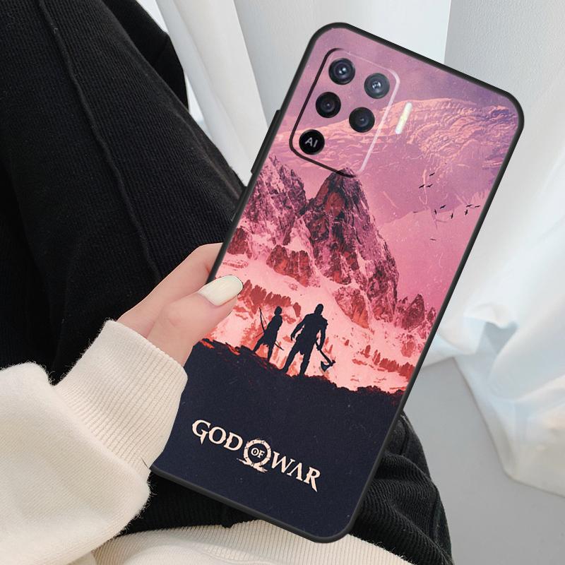God of War Case For Oppo A96 A76 A16 A60 A98 A58 A78 A18 A38 A80 A40 A77 A57 A17 A74 A54 A94 A15 A5 Pro
