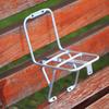 Folding Bike Front Rack Aluminum Alloy Front Bicycle Pannier Rack Light Weight Luggage Carriers for Commuting and Travel