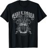 Guns N' Roses Official Vintage White Cross T-Shirt Small