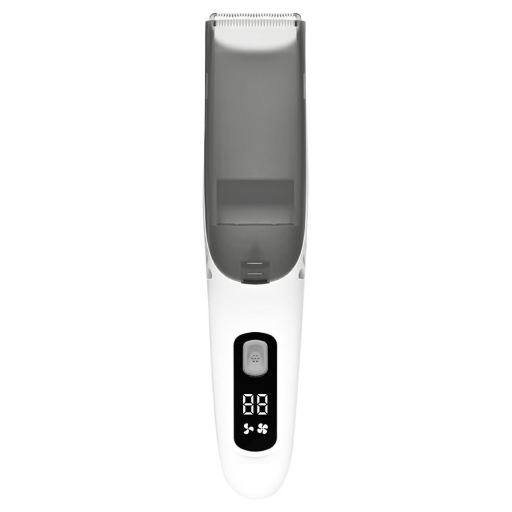 Waterproof Quiet Professional Hair Trimmer LCD Screen Automatic Suction Haircut Kit Newborn