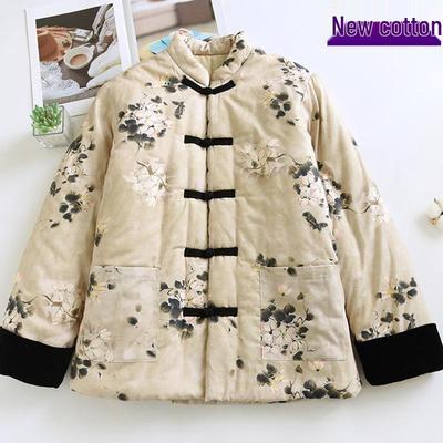 508 Winter Handmade Cotton Warm Retro Underwear - New Chinese Style Mom's Wear