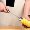 Long Handle Stainless Steel Corn Stripper Tool,Corn Peeler for Corn on The Cob Stripper Tool, Quick Corn Kernel Remover Tools for Kitchen Use
