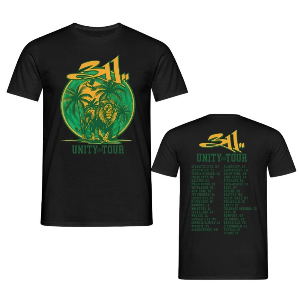 311 Band Unity Tour 2026 Green Lion T-shirt