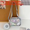 Girl Pvc Small Crossbody Bag With Zipper Pocket For Daily Casual Use
