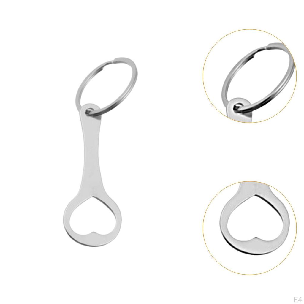 Keychain Trolley Tokens Pendant ,Keychain Bottle Opener Tool ,Pocket ,Keyring for Shopping