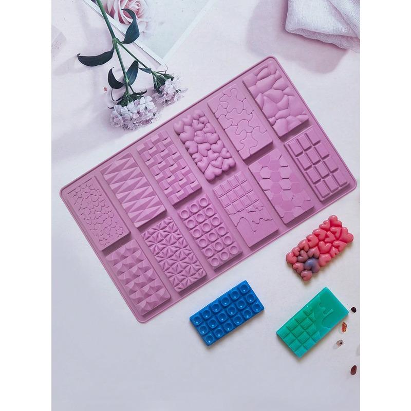 Cavity Chocolate Silicone Mold, DIY Candy, Pudding, Dessert, Cake Decoration Insert Baking Tool