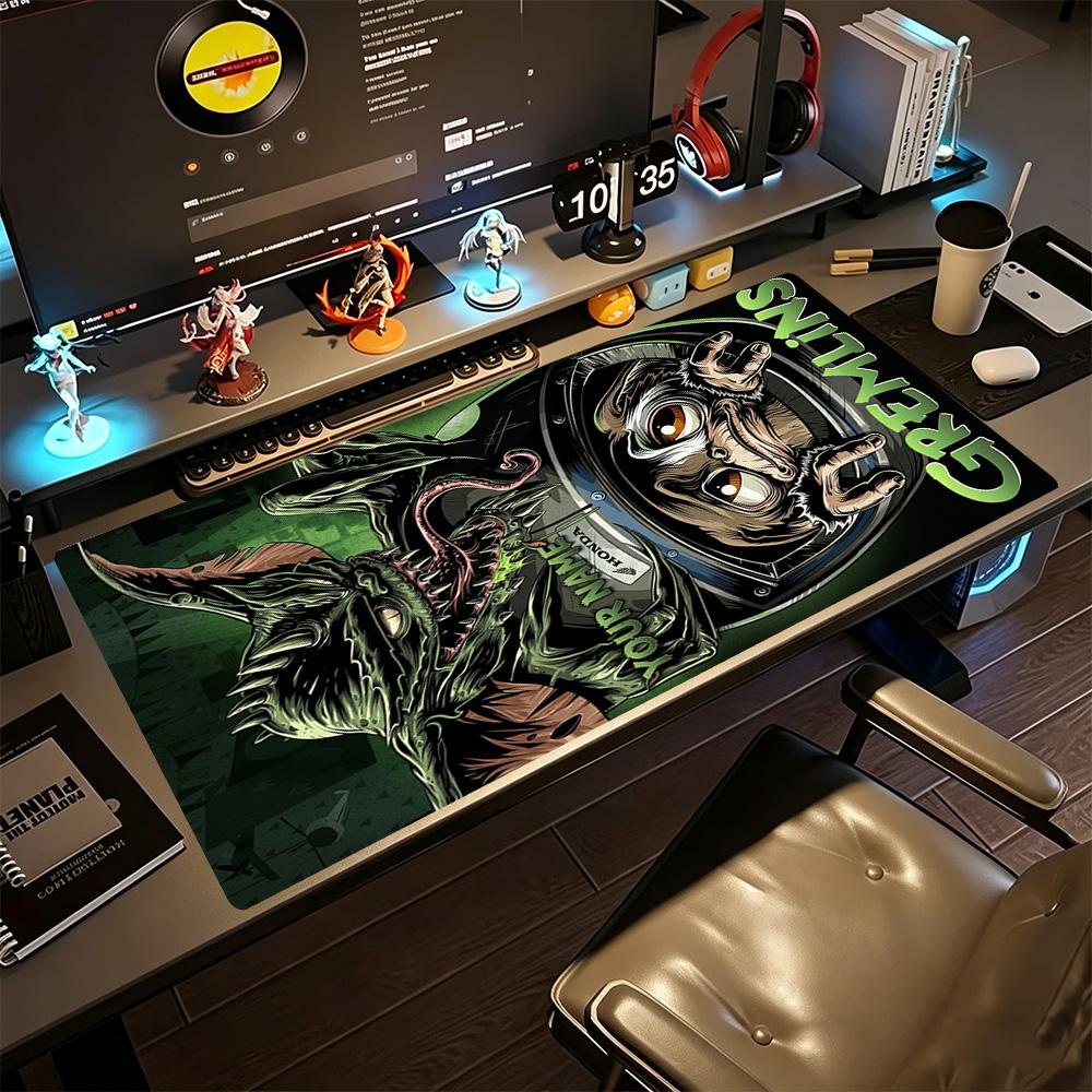 Gremlins Personalized Text Mouse Pad Gaming Laptop Mouse Pad Computer Desk Keyboard Mat Non-Slip Rubber Bottom
