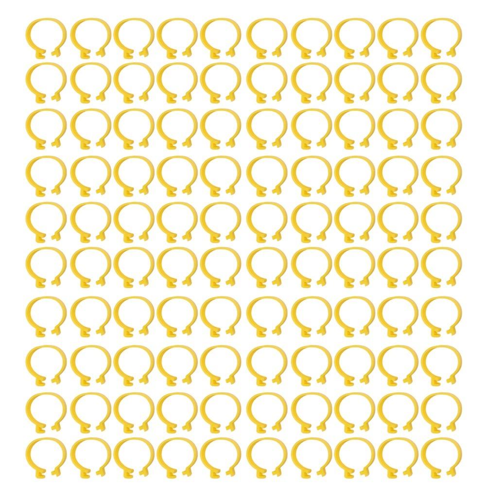 100Pcs Reusable Duck Leg Bands Plastic Poultry Feet Rings  Tracking Different Breeds