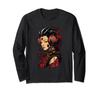 Cyberpunk Beauty Samurai Geisha Girl Mask Japanese Long Sleeve T-Shirt