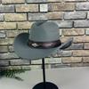 European and American Men's and Women's Autumn and Winter Jazz Cowboy Hats, Ethnic Style, Outdoor Temperament, Gentleman's Word Top Retro Top Hat Tide