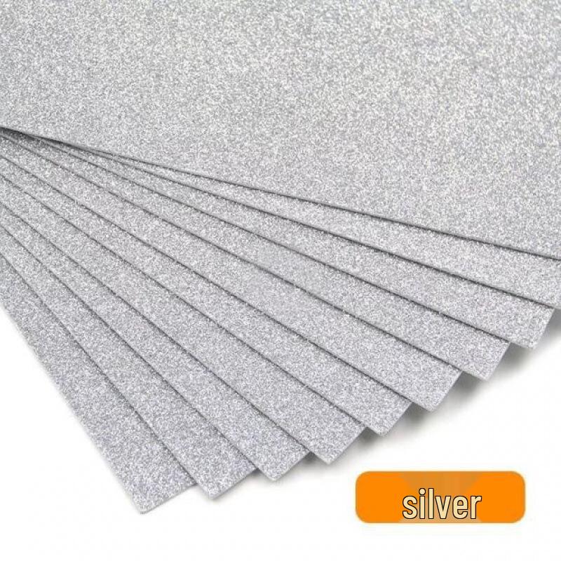 Glitter Self-Adhesive Foam Craft Paper for Kids