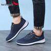 Red Dragonfly Men's Black Leather Waterproof Sports Casual Shoes - Spring/Summer Collection.