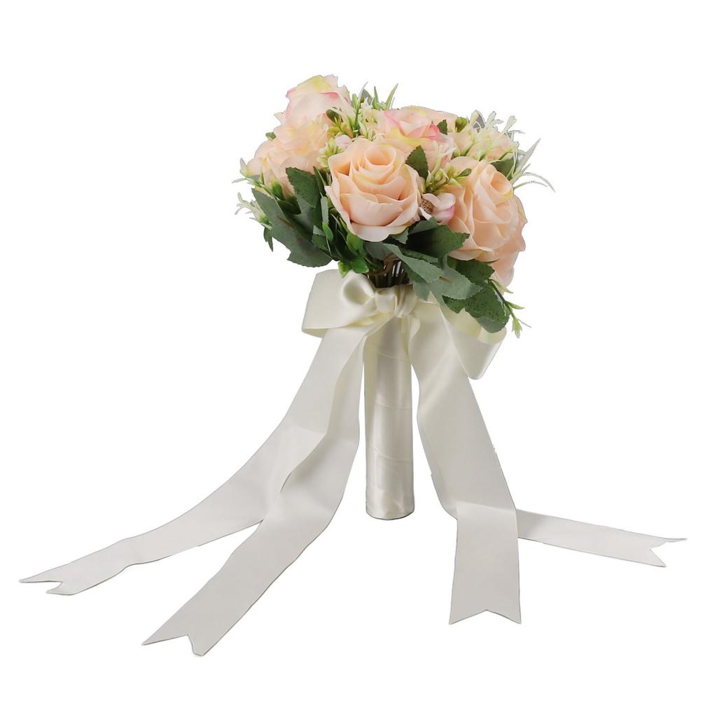 Wedding Bouquets Flower Hand Bouquet Silk Artificial Fake Flowers for   Wedding Party and