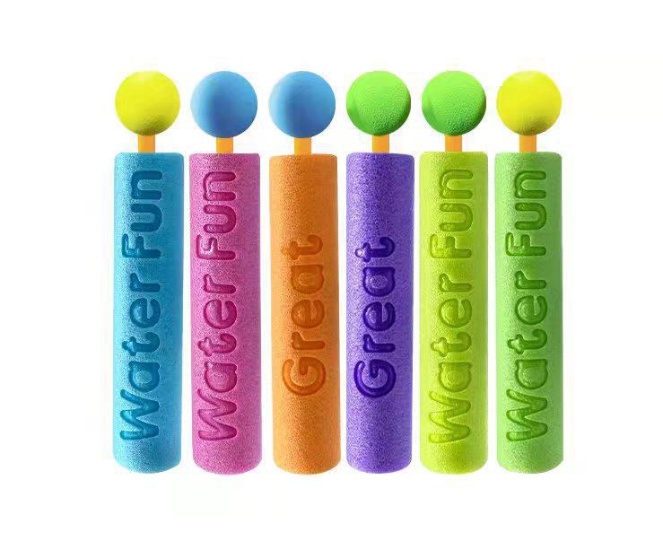 Children's Outdoor Foam Water Cannon Toy - EVA Material, Straight Tube Design for Beach Play