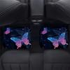 4pcs Purple Butterflies Printed Car Floor Mats, Heavy Duty Car Mats, Car Accessories, Universal Fit
