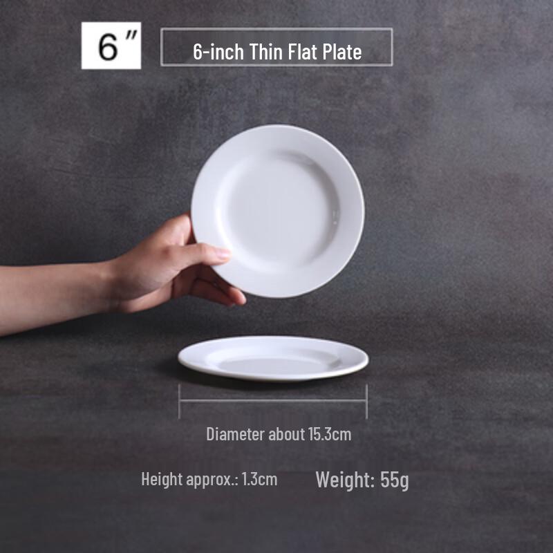 Melamine Round Flat Dinner Plate