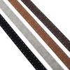 Velvet Studded Leather Belt with Pin Buckle - Retro Hip Hop Style for Women