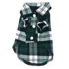 Summer Pet Shirt British Style Plaid Dog Vest Clothes For Small Dogs Chihuahua Cotton Puppy Shirt