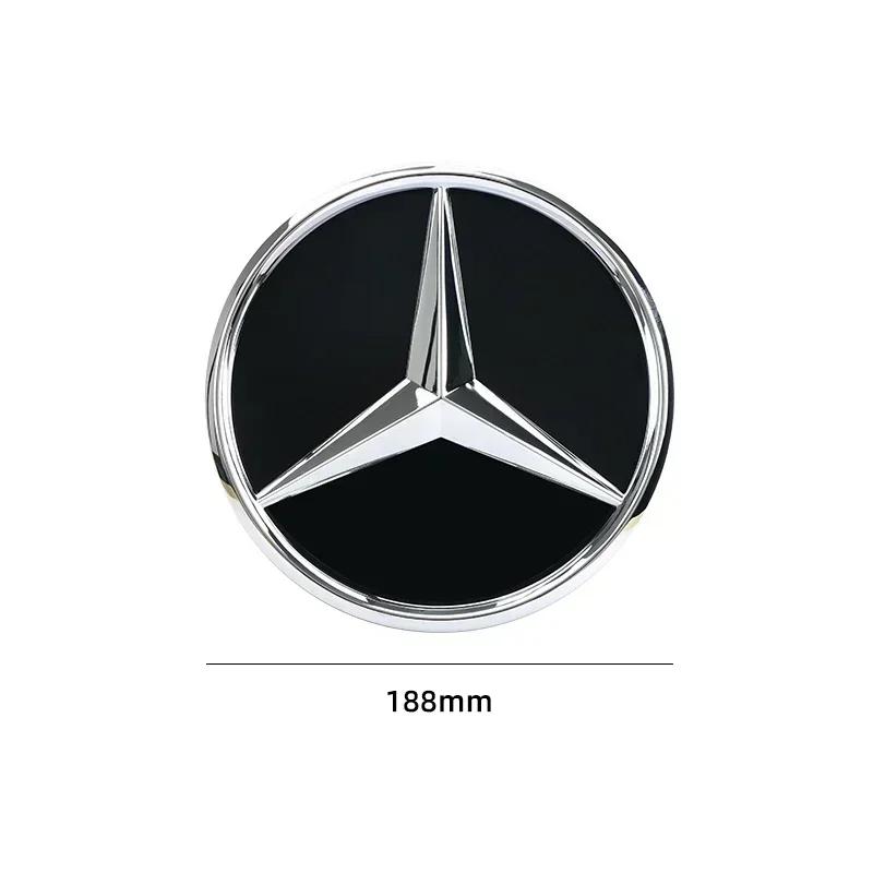 3D 188mm Front Grille Star Logo Emblem Badge For Mercedes-Benz C Class 2014-2018 GLC Car Emblems NFL3
