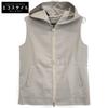 MAC1156 Gray Cashmere 100 Hooded Zip-Up Vest Jacket Jacket 42 grayUsed
