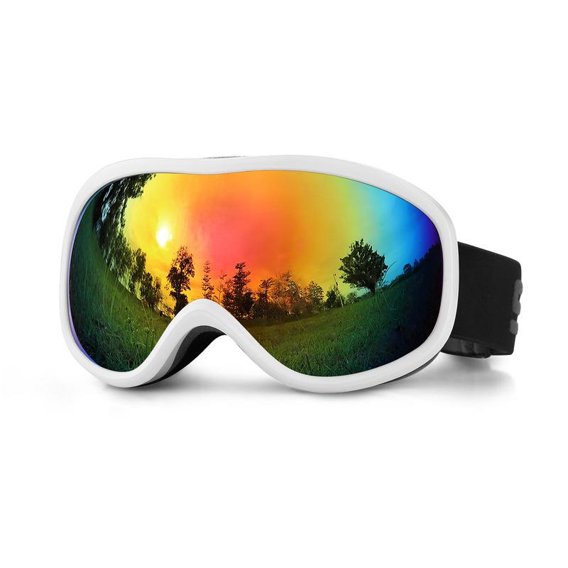 Anti-snow Blindness Snowboard Goggles Anti-fog Card Myopia Ball Lens Large Field of View Ski Goggles