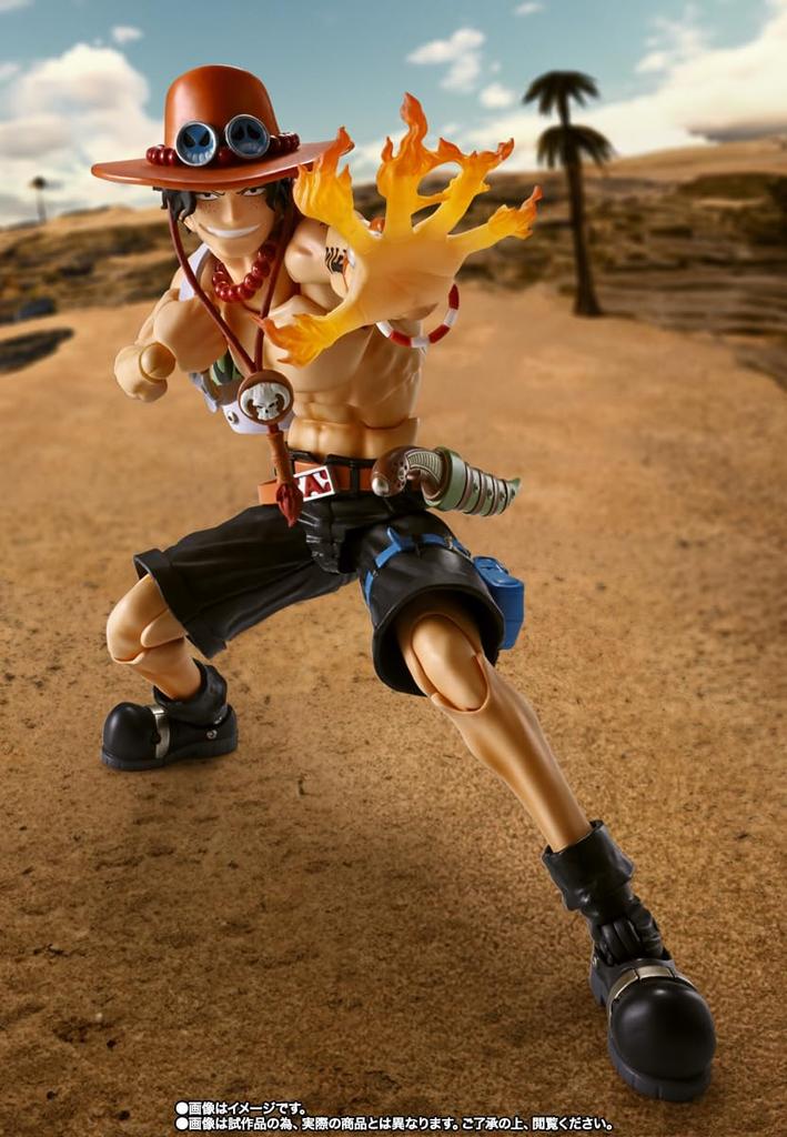 Tamashii Nations One Piece Portgas Ace Bandai Spirits Action Figure - - D. -Fire Fist-, S.H.Figuarts