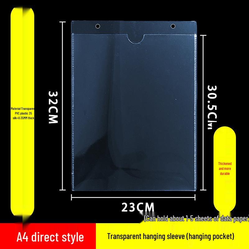 Durable Translucent Multi-Size Document Sleeve & Organizer