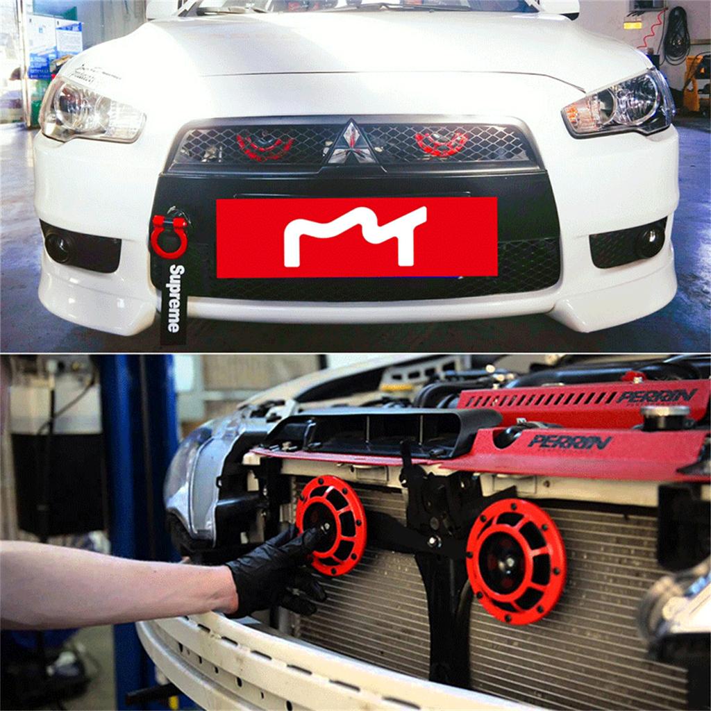 Red/Black/Blue/Colour 139Db Multi-tone Car Horn 12V a pair For Subaru Impreza WRX Evo New