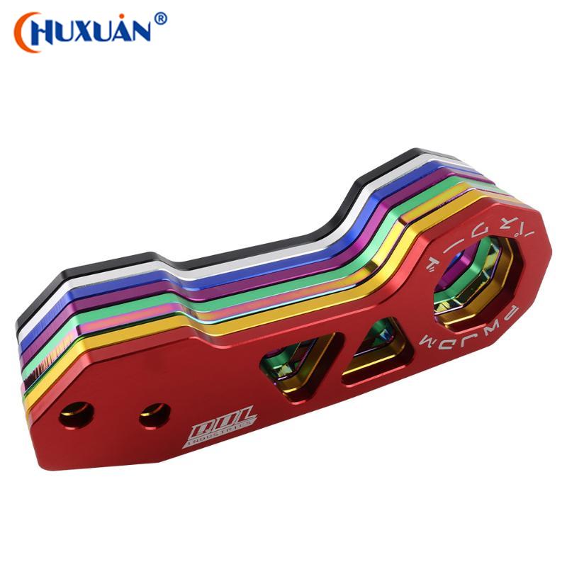 [Q]1 Set Universal Aluminum Alloy Rear Tow Hook Racing Rear Tow Hook Rhombic Towbar Towing Tools For Civic Fit Jazz Gk5