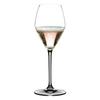 Authentic RIEDEL Extreme Champagne Glasses, Set of 4, 322ml, for Rosé Champagne/Rosé Wine, 4411/55