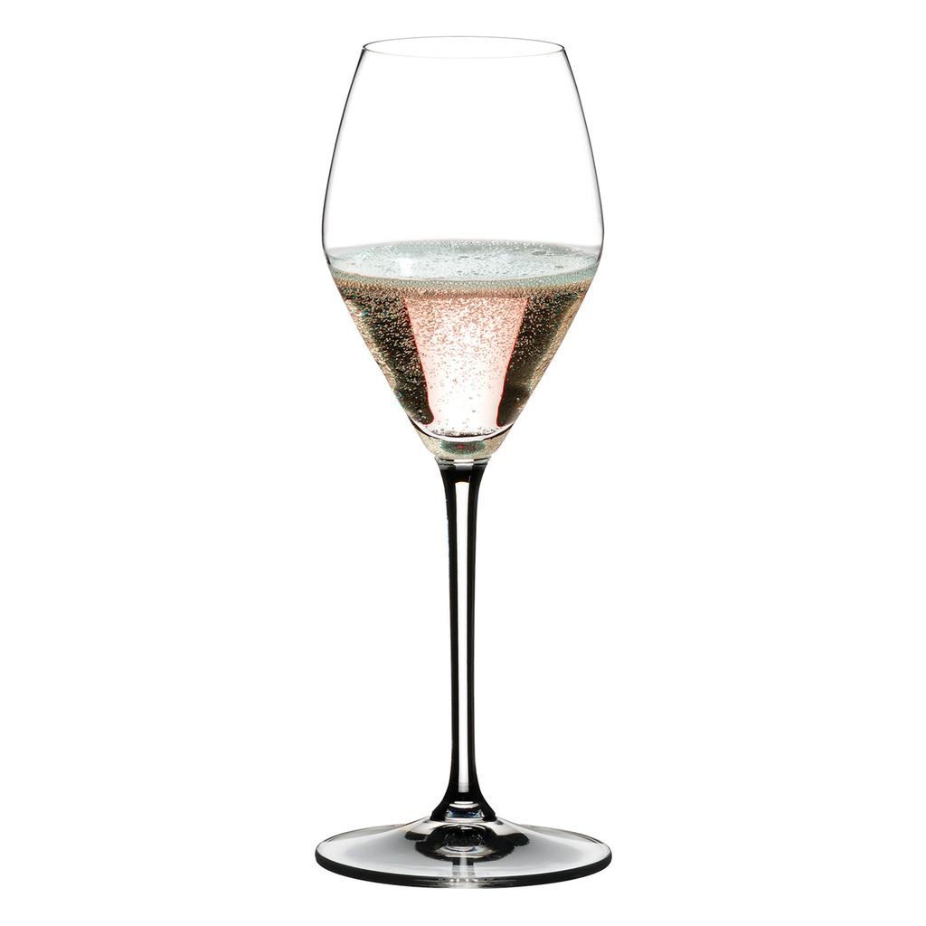 Authentic RIEDEL Extreme Champagne Glasses, Set of 4, 322ml, for Rosé Champagne/Rosé Wine, 4411/55
