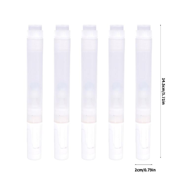 6.5mm Nylons Tip Refillable Paint Markers Pack Of 5 For Artists Hobbyists And Professional Use