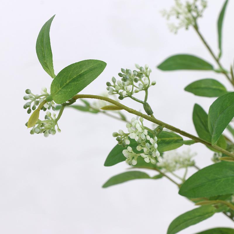 Simulated green plant fruit grain leaf rice firewood leaf Nordic green plant ornament simulated plant decorative potted plant