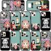Phone Case for Samsung Galaxy S25 S23 S22 S24 Ultra FE S8 A05 A06 A15 A16 A36 A37 A35 A54 A55 A56 A57 A25 A26 A53 Anime Spy X Family Anya Forger Cover