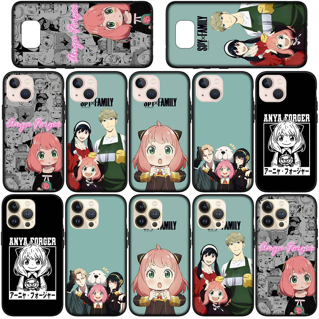 Phone Case for Samsung Galaxy S25 S23 S22 S24 Ultra FE S8 A05 A06 A15 A16 A36 A37 A35 A54 A55 A56 A57 A25 A26 A53 Anime Spy X Family Anya Forger Cover