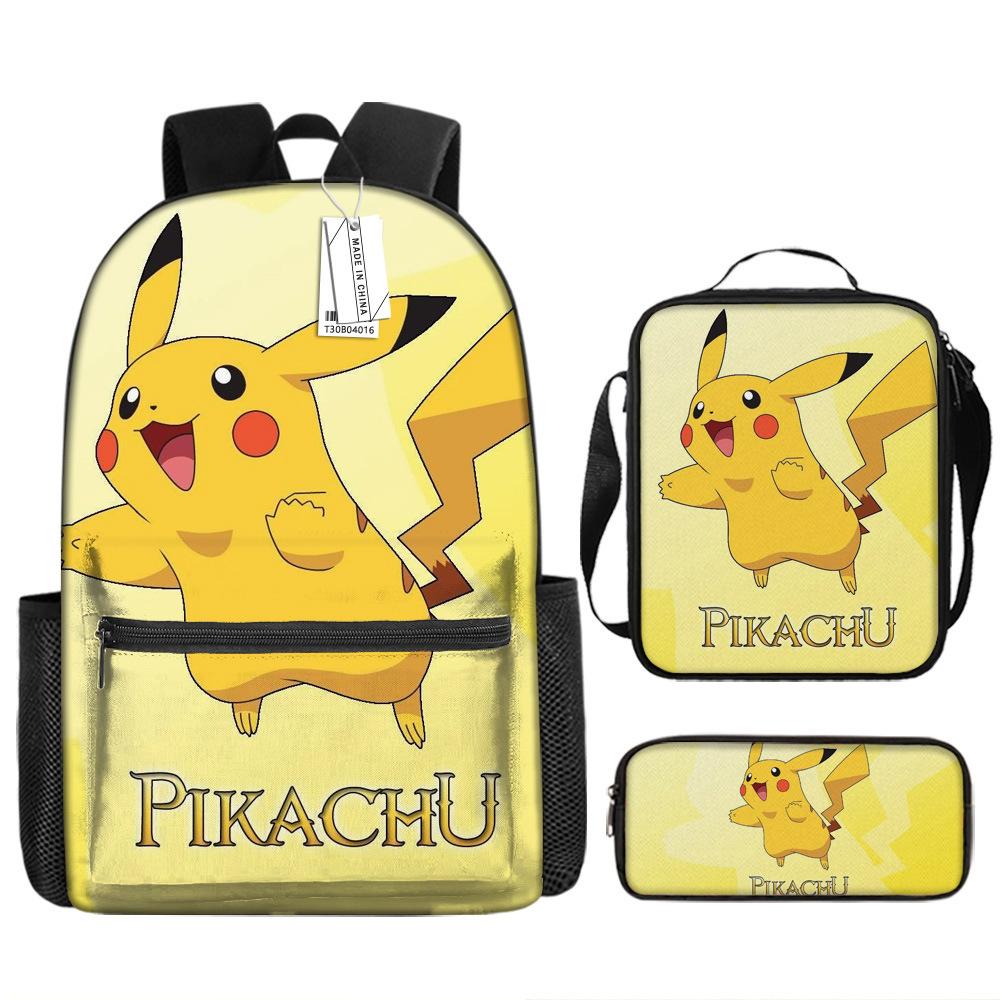 School Season Student Schoolbag Pokémon Pokémon Backpack Cartoon Satchel Pencil Case