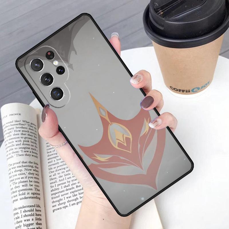 Capa Genshin Impact Icon phone case Cover For Samsung Galaxy S24 S25 Ultra S21 S22 Ultra S10E Note 10 Plus Note 20 FE S23