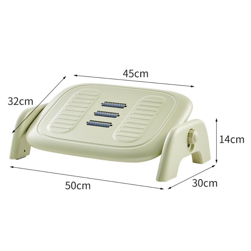 

Эргономичная качающаяся подставка для ног с массажными роликами, съемная качалка, балансировочная доска, нескользящая, для использования под столом зелёный