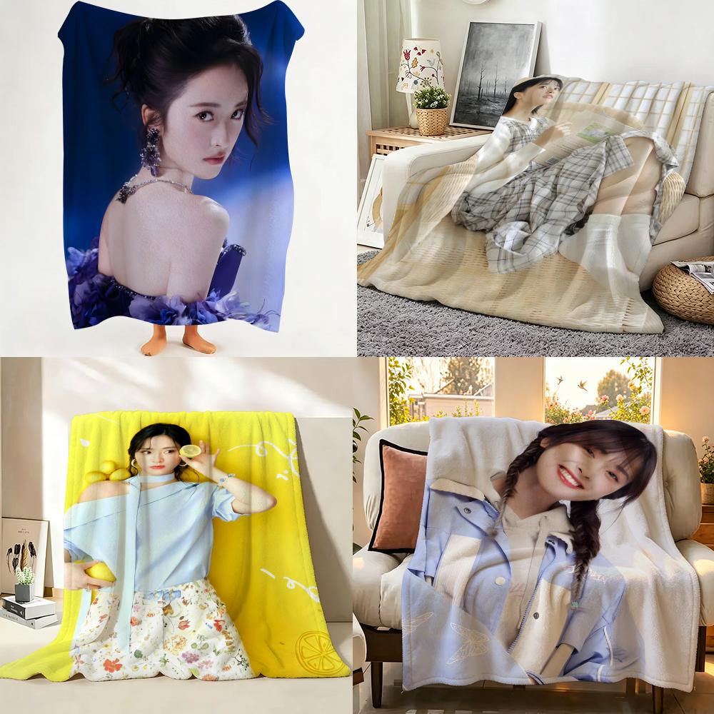 Celebrity S Shen Y Yue Throw Flannel Throw Blanket Suitable for Sofa Living Room Bedroom