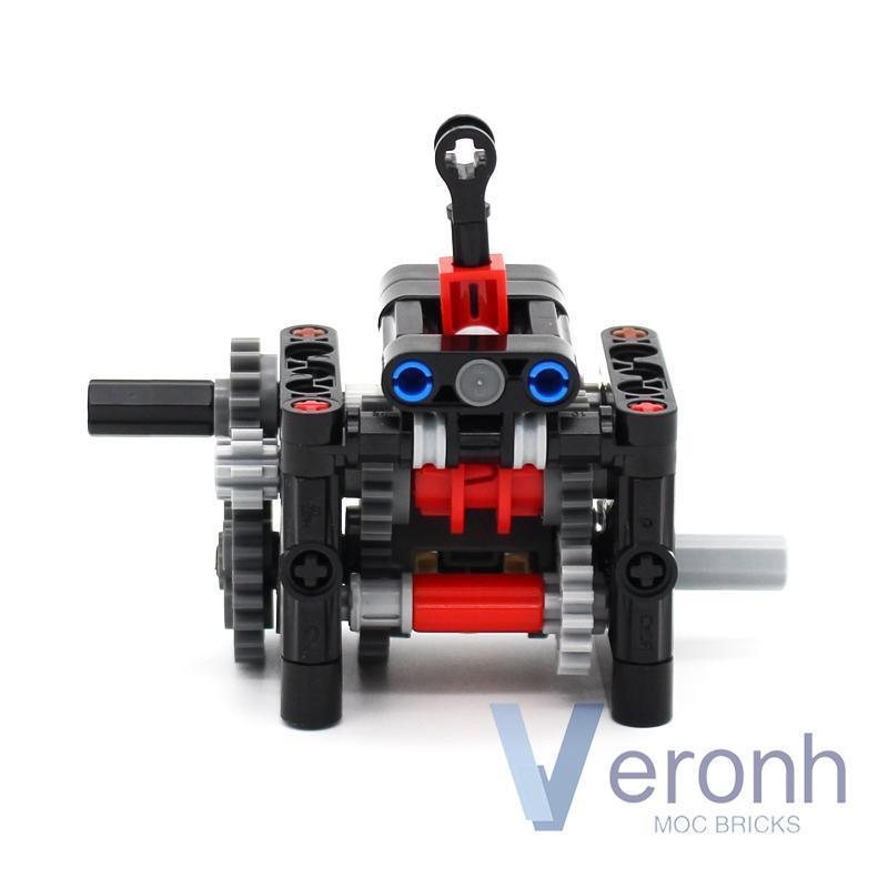 

MOC Высокотехнологичная Компактная 3-ступенчатая Коробка передач Модель Строительные блоки Совместимый Набор Power Functions Сборочный Кирпичный Игрушки