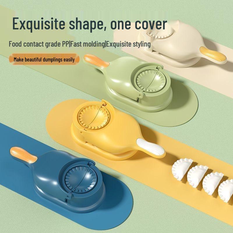 Dumpling Maker: Manual Press & Mold, Two-in-One Household Gadget