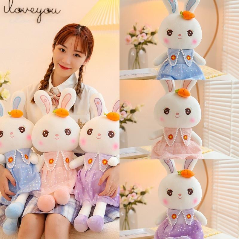 Cute Sweetheart Rabbit Plush Toy Stuffed Bunny Doll For Girls