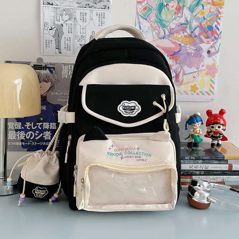 Neuer hochwertiger College-Stil frisches und süßes Mädchen Barstudent Mehrfachfach-Rucksack